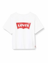 Thumbnail for your product : Levi's Kids Girls T-Shirt Lvg Light Bright Cropped Top White 4 Years