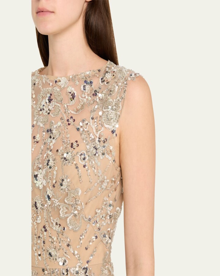 Floral Sequin Dress ShopStyle