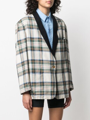 Jean Paul Gaultier Pre-Owned 1980s Tartan Check Single-Breasted Jacket