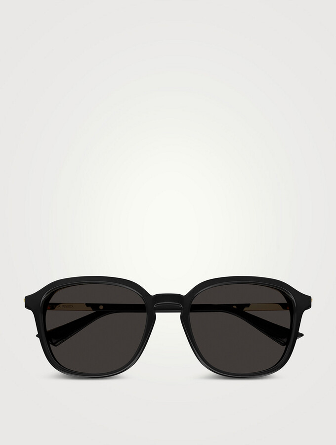サングラス BOTTEGA VENETA Woman Sunglasses Black BV1325S 001 Bottega Veneta Eyewear Bottega Veneta Bv1325s 001 Black Grey