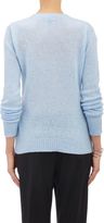Thumbnail for your product : Barneys New York Cashmere V-Neck Sweater-Blue