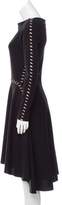 Thumbnail for your product : Lanvin Long Sleeve Midi Dress