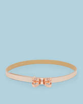 Thumbnail for your product : Ted Baker Leather Looped Bow Belt