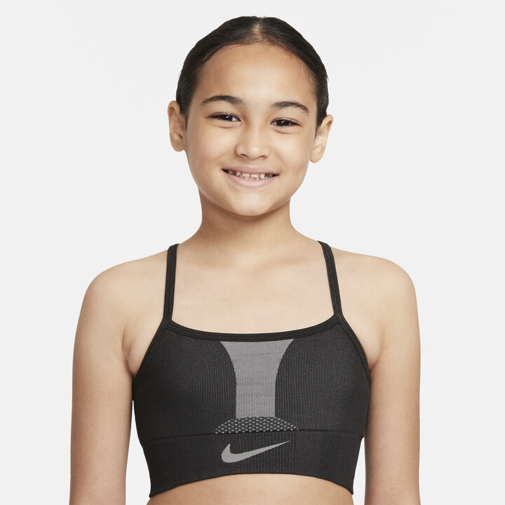 Nike Dri-FIT Indy Icon Clash Big Kids' (Girls') Sports Bra