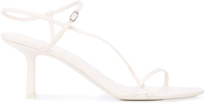 the row white sandals