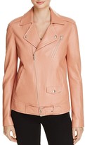 Thumbnail for your product : Theory Tralsmin Leather Moto Jacket