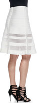 Thumbnail for your product : Herve Leger Alena Mesh-Insert Bandage Skirt