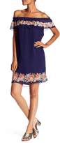 Thumbnail for your product : Max Studio Floral Off-the-Shoulder Georgette Dress