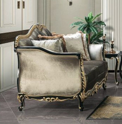 Andrew Home Studio Maertin 75'' Velvet Rolled Arm Loveseat