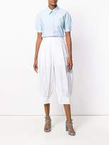 Thumbnail for your product : DELPOZO pleated cropped trousers