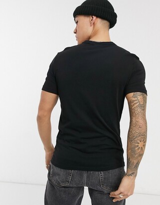 G Star G-Star Graphic cotton chest logo slim fit t-shirt in black