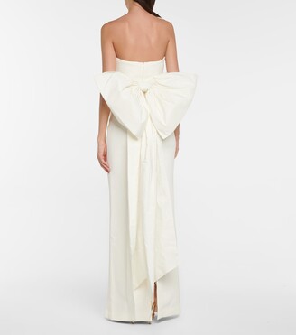 Rebecca Vallance Bridal Rosette crepe gown