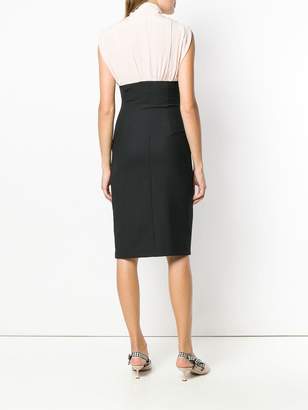Pinko empire line fitted dress