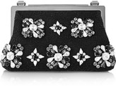 Thumbnail for your product : Dolce & Gabbana Crystal-embellished cotton-canvas and lace shoulder bag