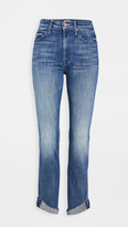 Thumbnail for your product : Mother High Waisted Rascal Ankle Slit Flip Jeans