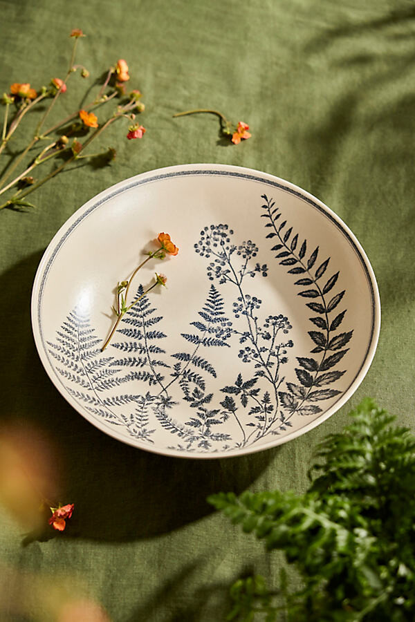 Black Fern Stoneware Serving Bowl at Terrain