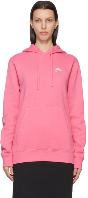 womens hot pink nike hoodie