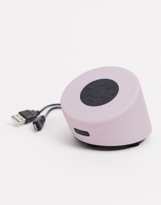 Typo shower speaker in pink