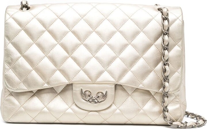 Chanel Woven Beaded Flap Bag