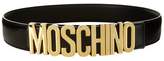 Moschino Leather Logo Belt 