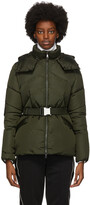 Thumbnail for your product : Moncler Green Down Aloes Coat