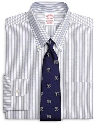 Brooks Brothers Non-Iron Traditional Fit BrooksCool® Alternating Stripe Dress Shirt