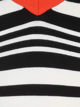 Jane Norman Monochrome & Red Buckle Shoulder Dress