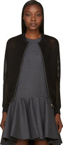 Thumbnail for your product : Stella McCartney Black Neoprene Mesh Rampant Horse Jacket