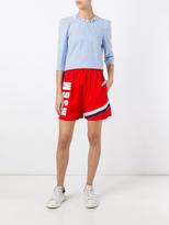Thumbnail for your product : MSGM printed logo shorts