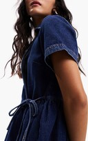 Thumbnail for your product : ASOS DESIGN denim wrap dress in blue