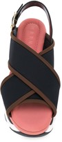 Thumbnail for your product : Marni Wedge buckled sandals