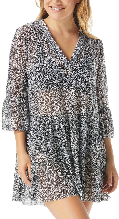 Coco Reef Womens Caftan Swimsuit Cover Up