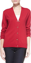 Thumbnail for your product : Tory Burch Madison Topstitch-Trim Knit Cardigan