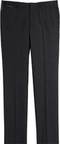 Thumbnail for your product : Ted Baker Reese Flat Front Check Wool Trousers