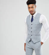Thumbnail for your product : Noak TALL Skinny Suit vest In Harris Tweed