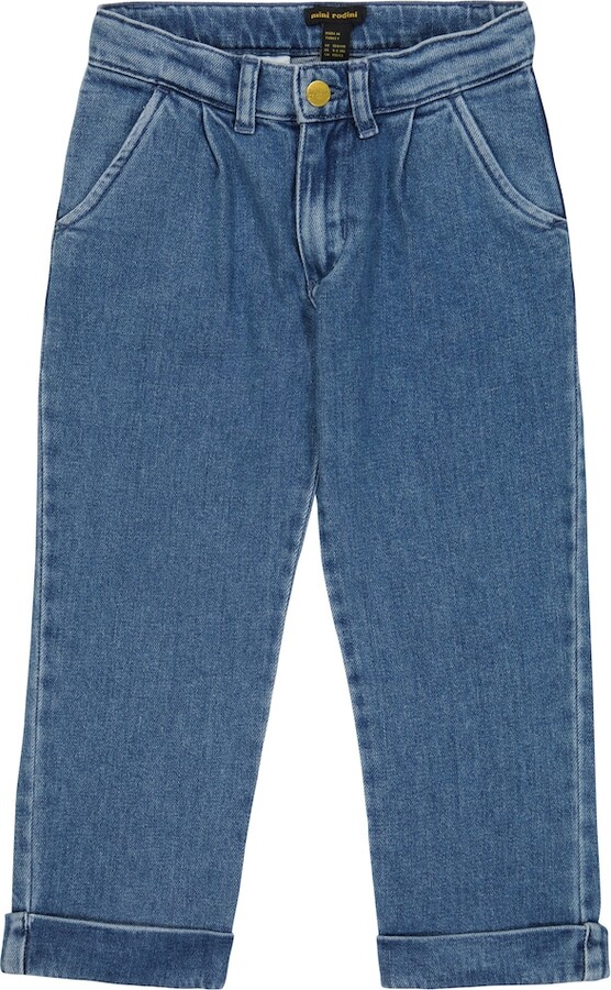 Mini Rodini Cotton denim chinos