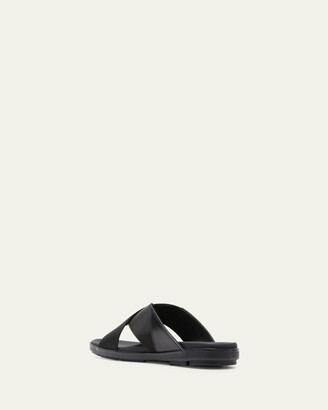Prada Men's Nastro Web Logo Slide Sandals - ShopStyle