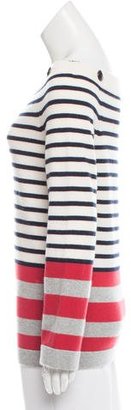 Chanel Striped Cashmere Top