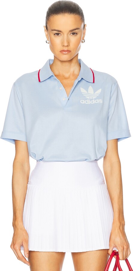 adidas by Wales Bonner Polo Shirt in Baby Blue