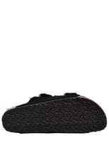 Thumbnail for your product : Birkenstock Arizona Shearling & Suede Slide Sandals