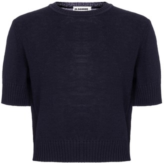 Jil Sander Cropped wool sweater