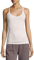 Thumbnail for your product : ATM Anthony Thomas Melillo Modal Rib Scooped Muscle Tank, Pink