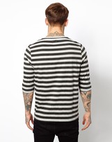 Thumbnail for your product : ASOS Stripe 3/4 Sleeve T-Shirt