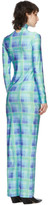 Thumbnail for your product : Supriya Lele Blue and Green Polo Dress