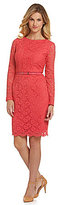 Thumbnail for your product : Antonio Melani Karlita Belted Lace Dress