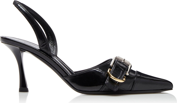 Givenchy Voyou Leather Slingback Pumps