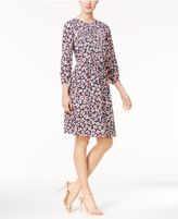 Thumbnail for your product : Nine West Floral-Print Blouson Dress
