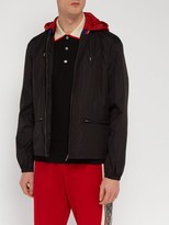 Thumbnail for your product : Gucci Detachable-hood Windbreaker Jacket - Black