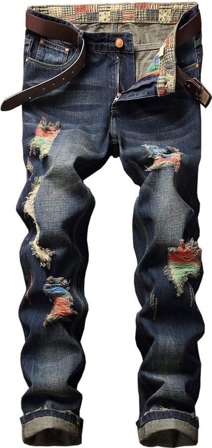 mens ripped jeans uk