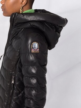 Parajumpers Padded Leather Coat